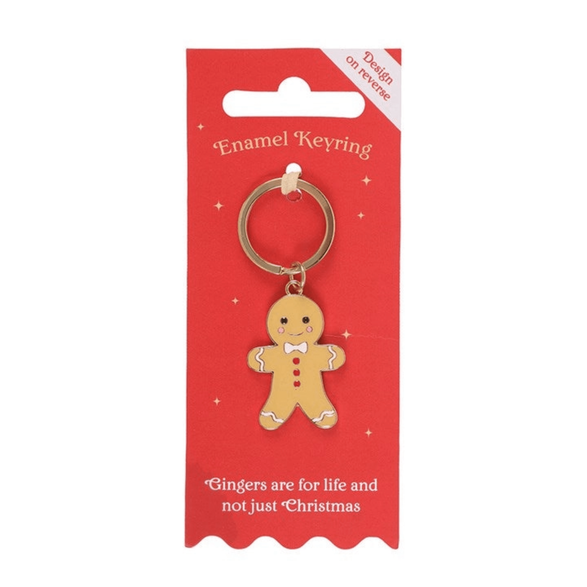 Gingerbread Man Christmas Keyring